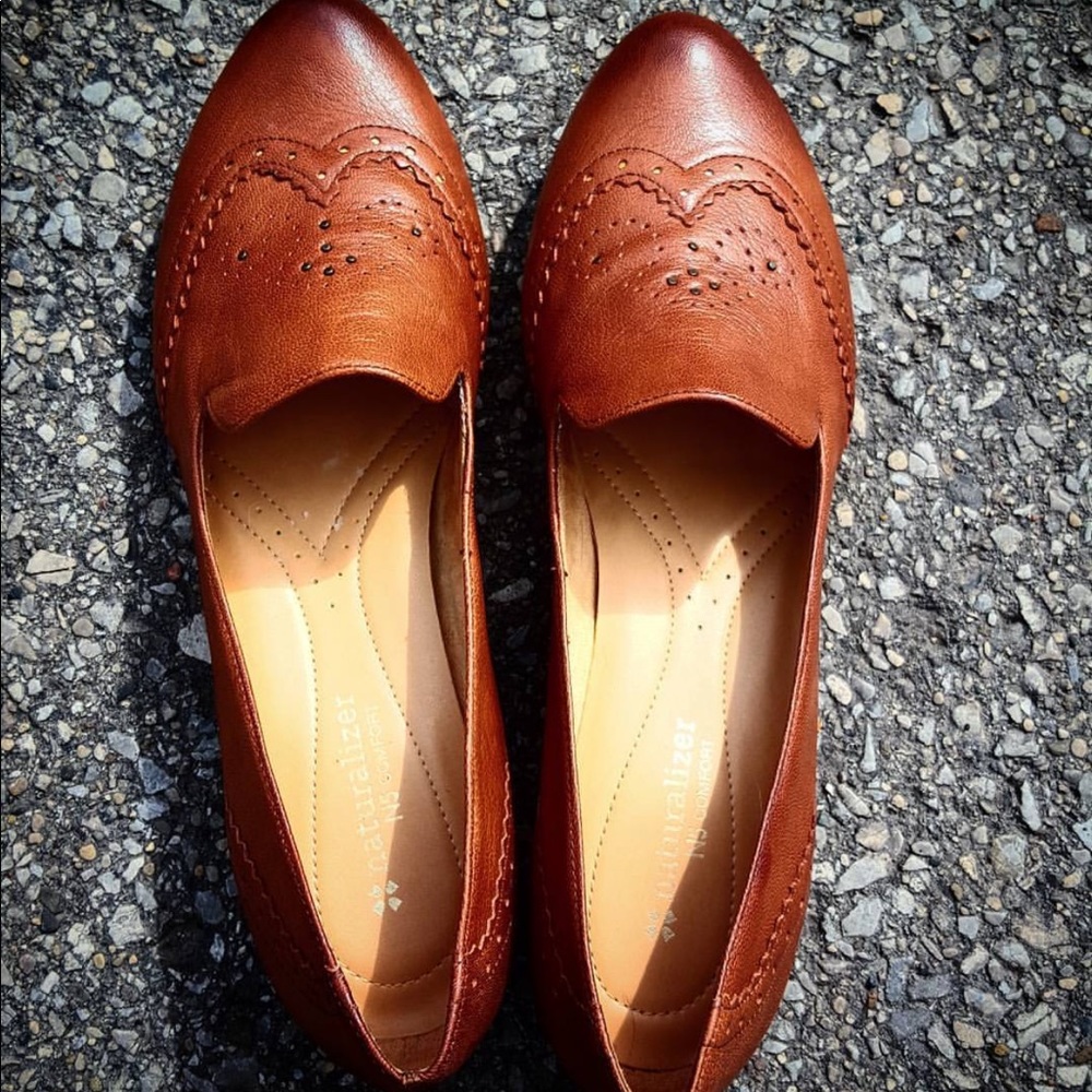 Naturalizer Leather Oxford Style Flats
